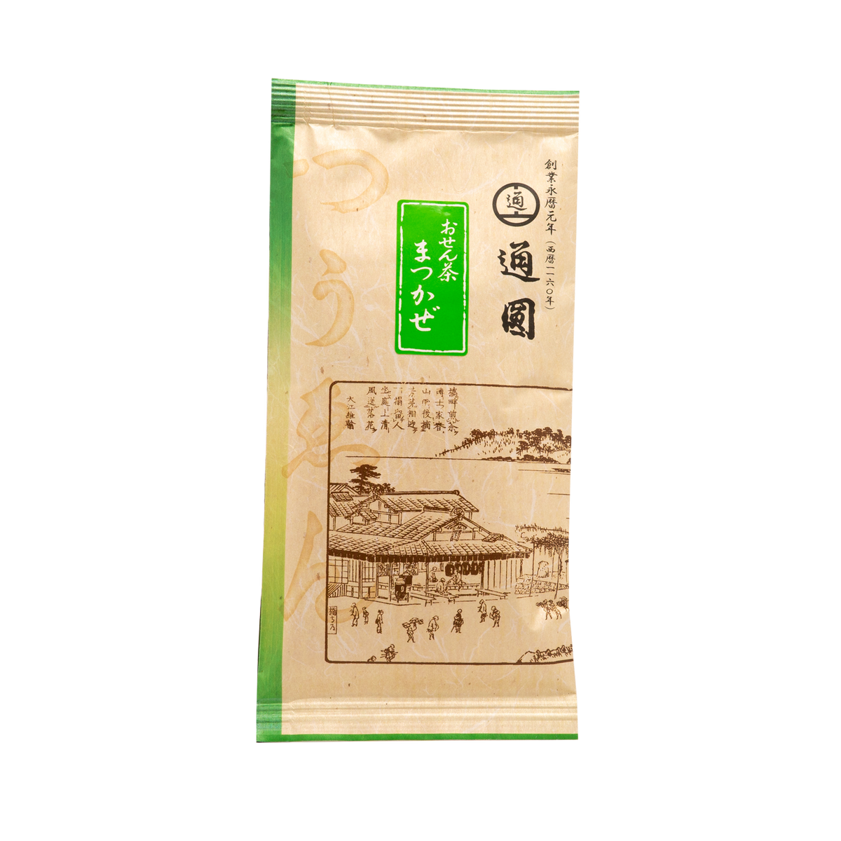 煎茶 まつかぜ100g袋入 – 通圓 茶屋